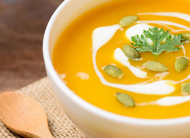 Crema de porotos y zapallo 🫘 🎃