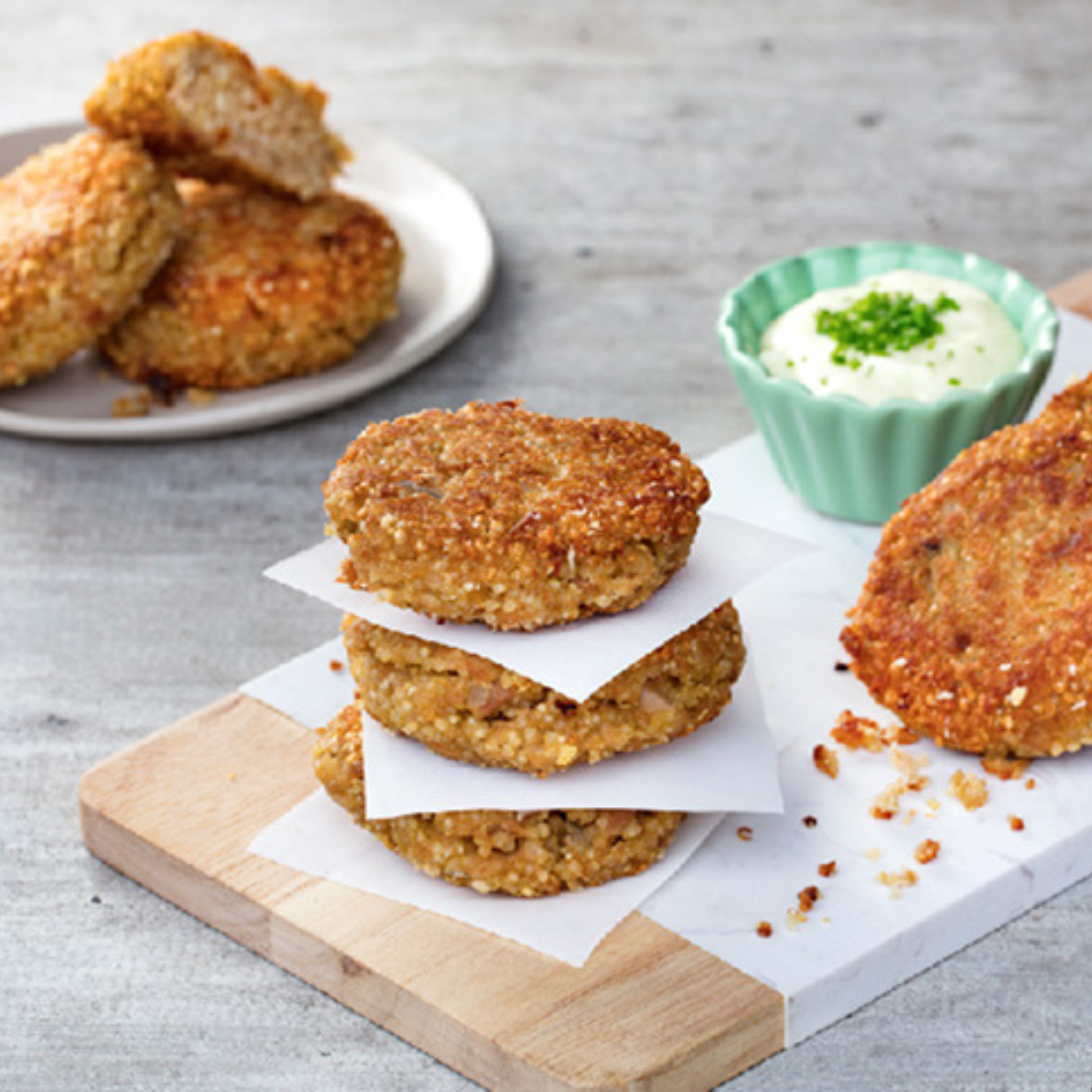 Hamburguesa de quinoa