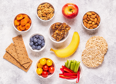 Alternativas de colaciones saludables