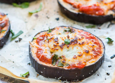 Mini Pizzas de Berenjena 🍆🍅