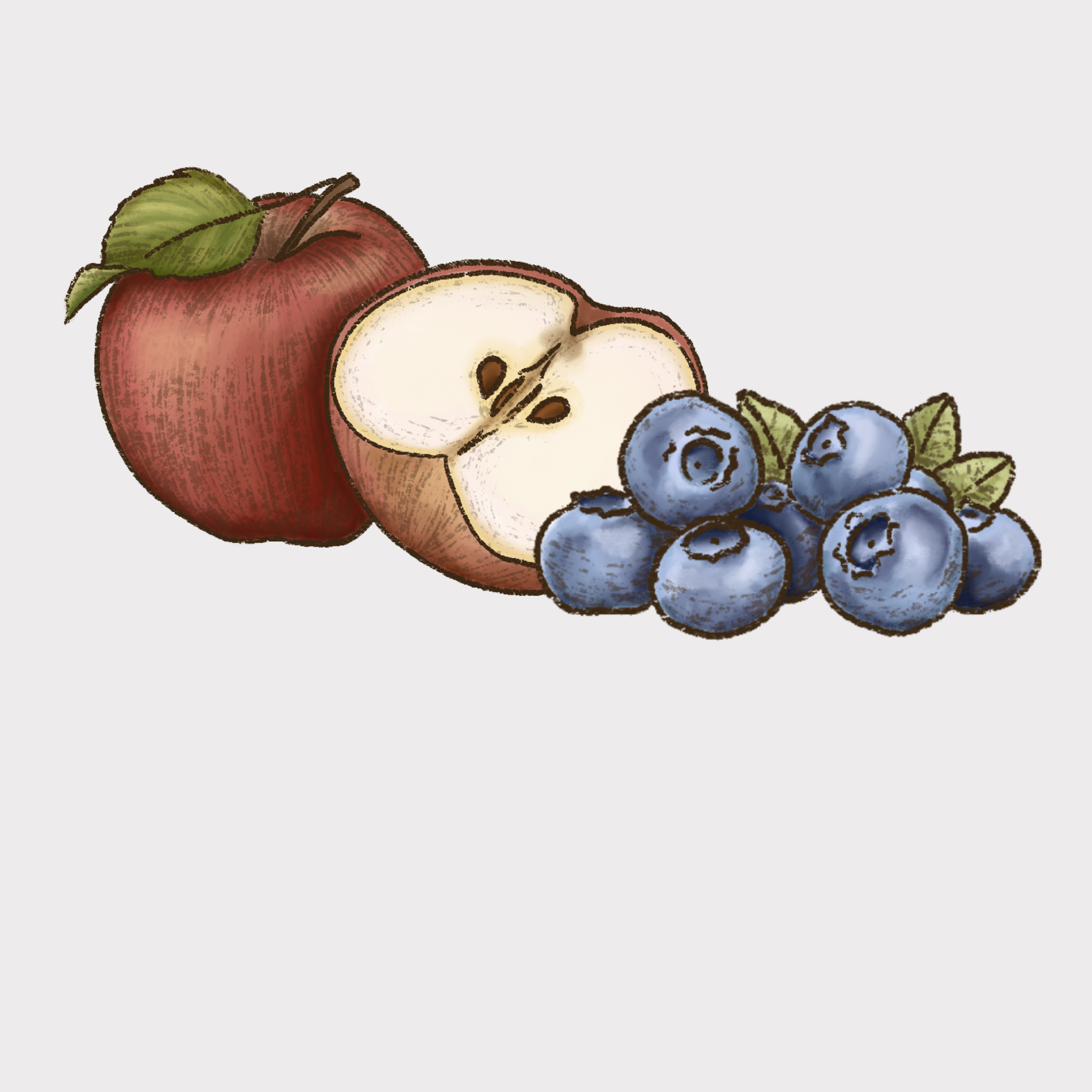 Manzana + Arándano