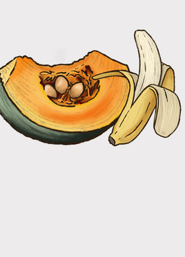 Plátano + Zapallo