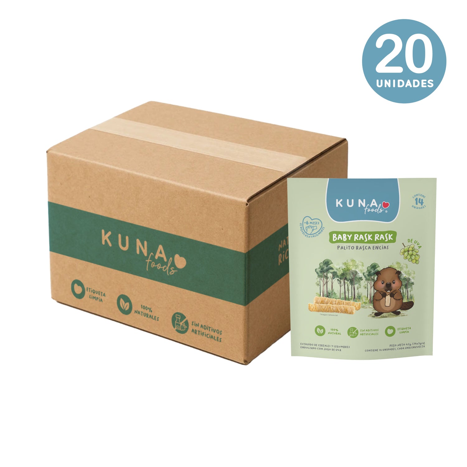 Caja Baby Rask Rask Uva