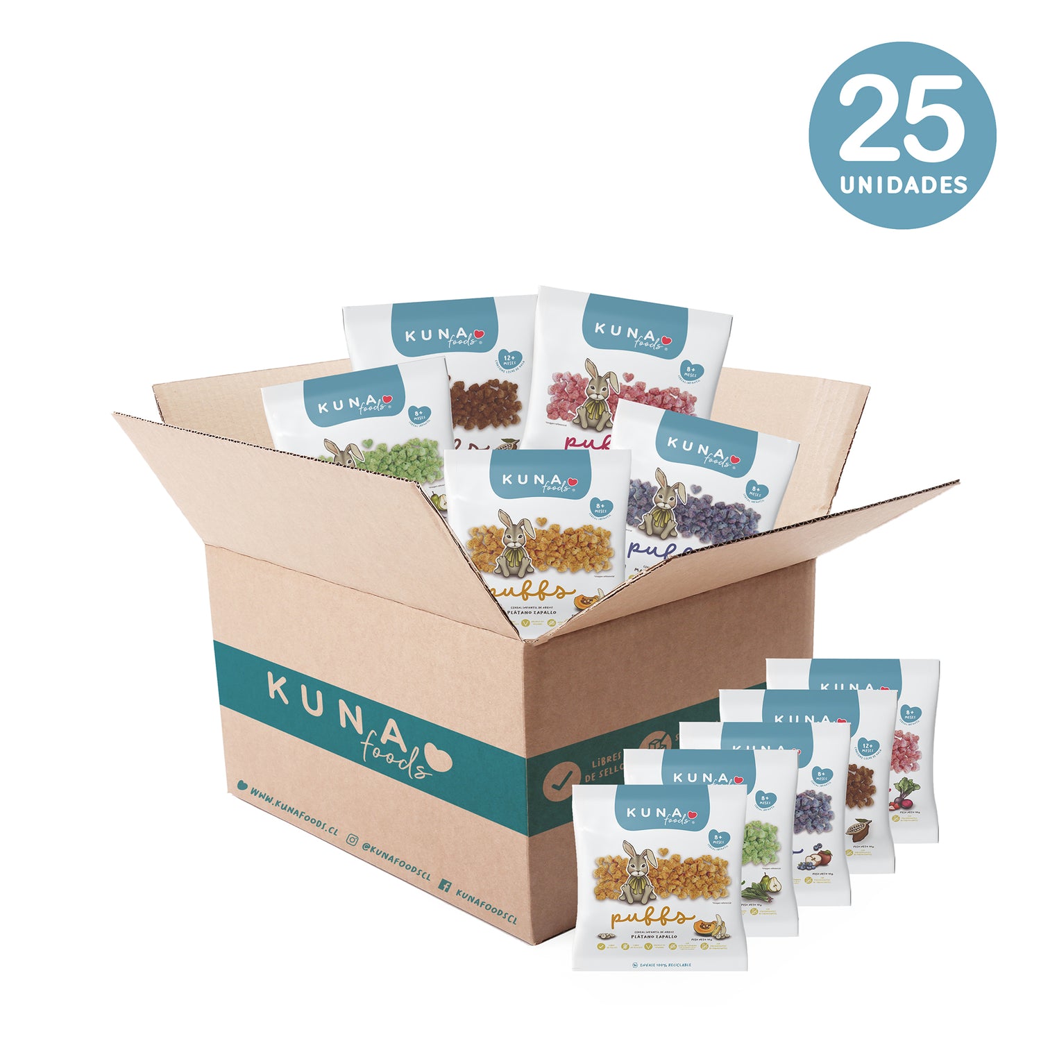 Caja Surtida Puffs Individual +12M