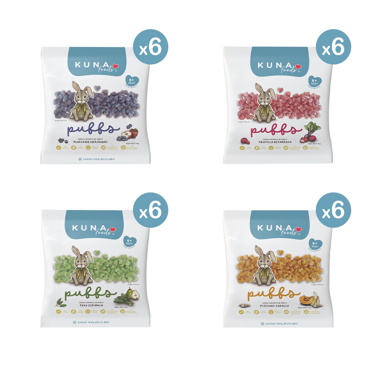 Caja Surtida Puffs Individual (+8 meses)