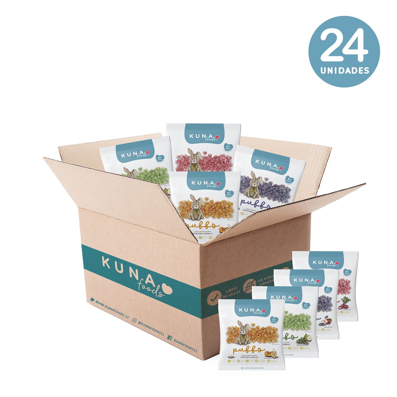 Caja Surtida Puffs Individual (+8 meses)