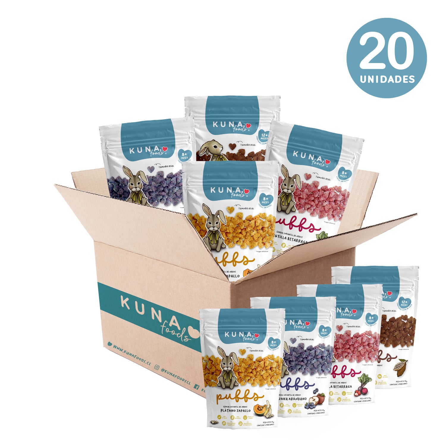 Caja Surtida Puffs Familiar (+12 Meses)