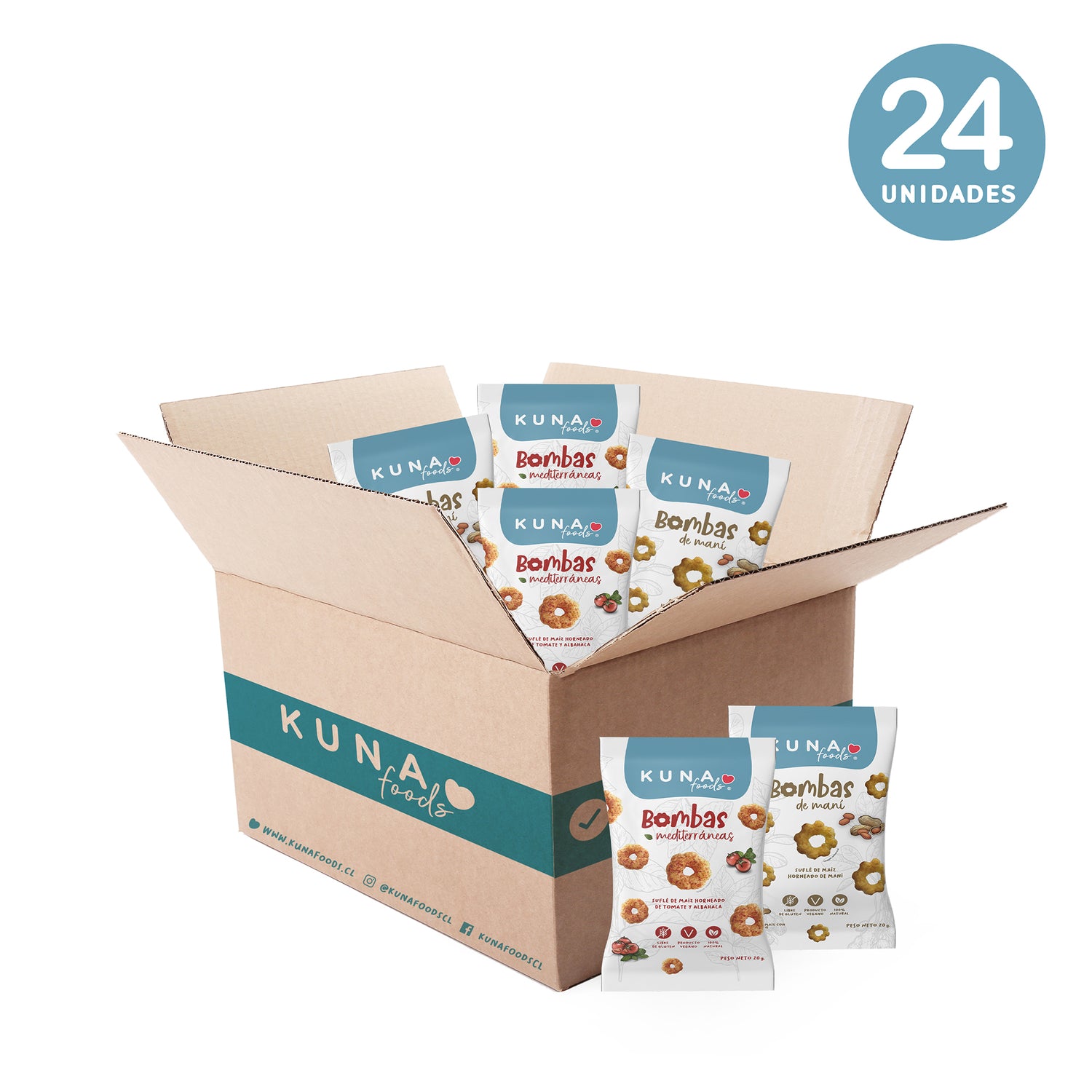 Caja Surtida Bombas Individual (2 sabores)