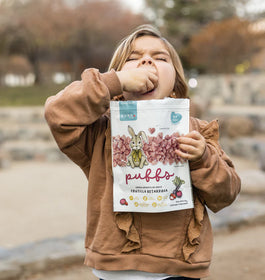 Caja Puffs Frutilla Betarraga Familiar