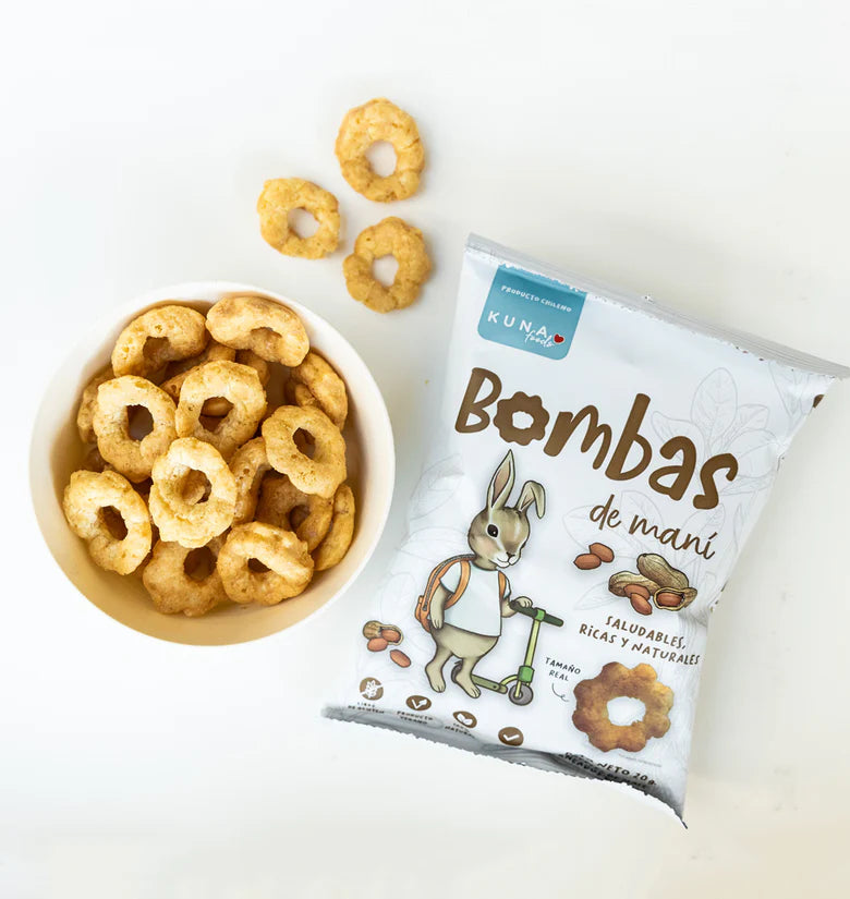CAJA BOMBAS MANÍ INDIVIDUAL - 24 x 20 GR
