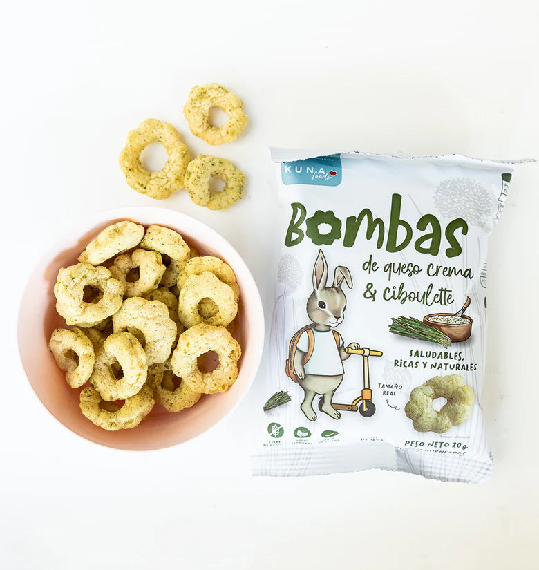 CAJA BOMBAS QUESO CREMA CIBOULETTE INDIVIDUAL - 24 x 20GR