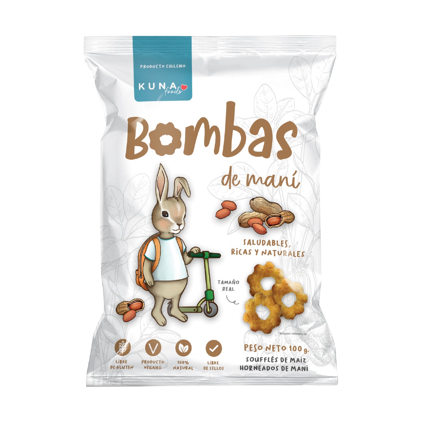 BOMBAS MANÍ FAMILIAR - 100GR
