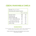 Caja Cereal Manzana Canela de Kuna Foods, cereal en caja sin azúcar añadida, sin gluten
