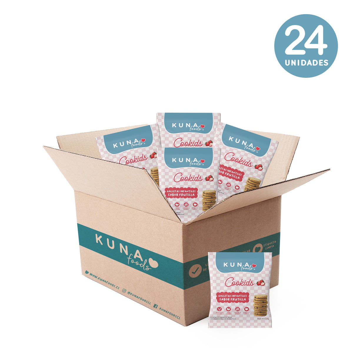 Caja Cookids Frutilla