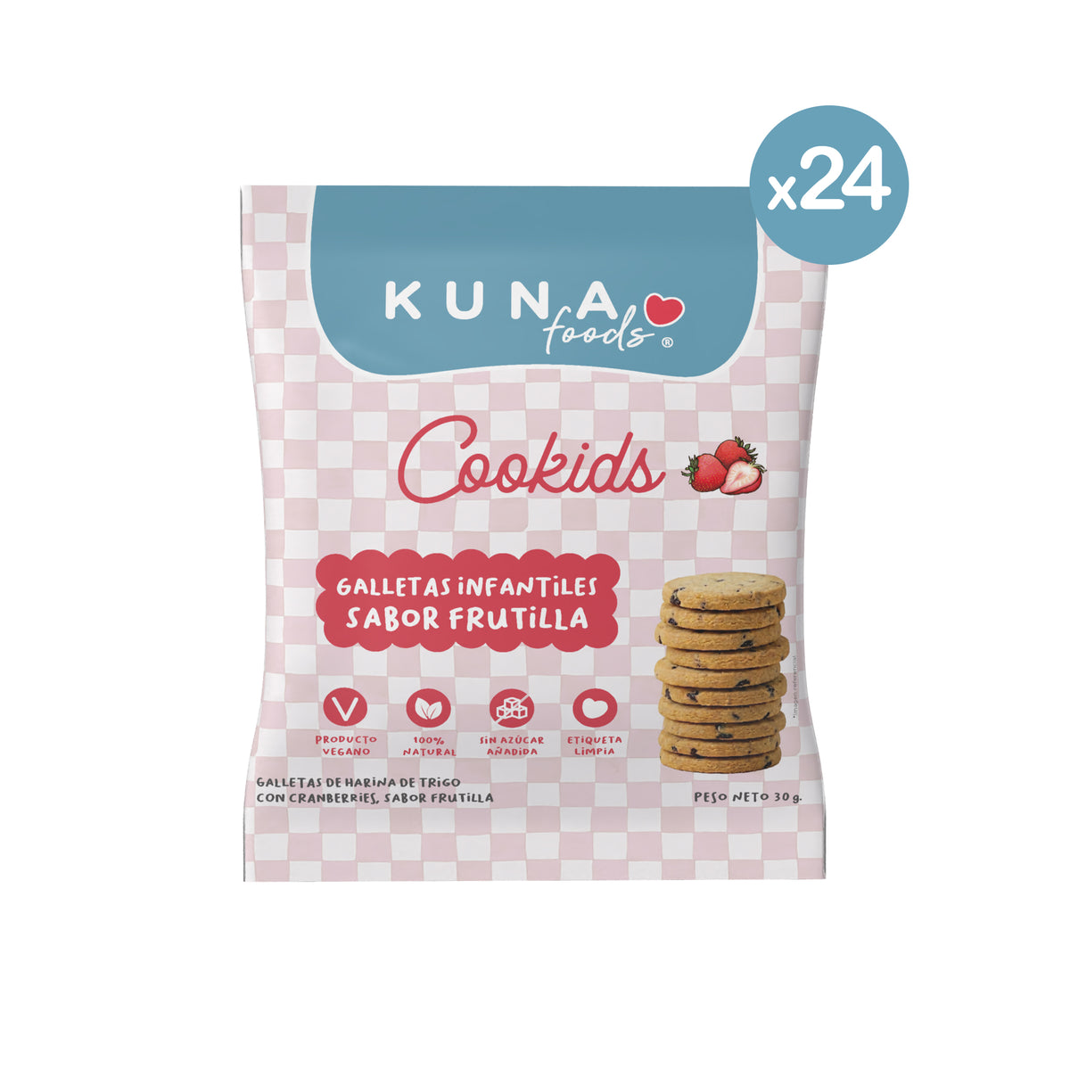 Caja Cookids Frutilla