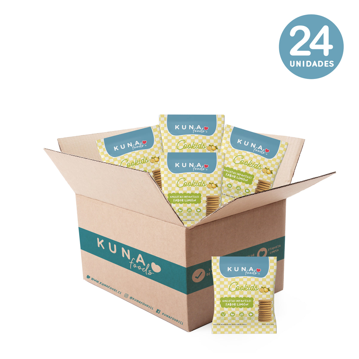 Caja Cookids Limón