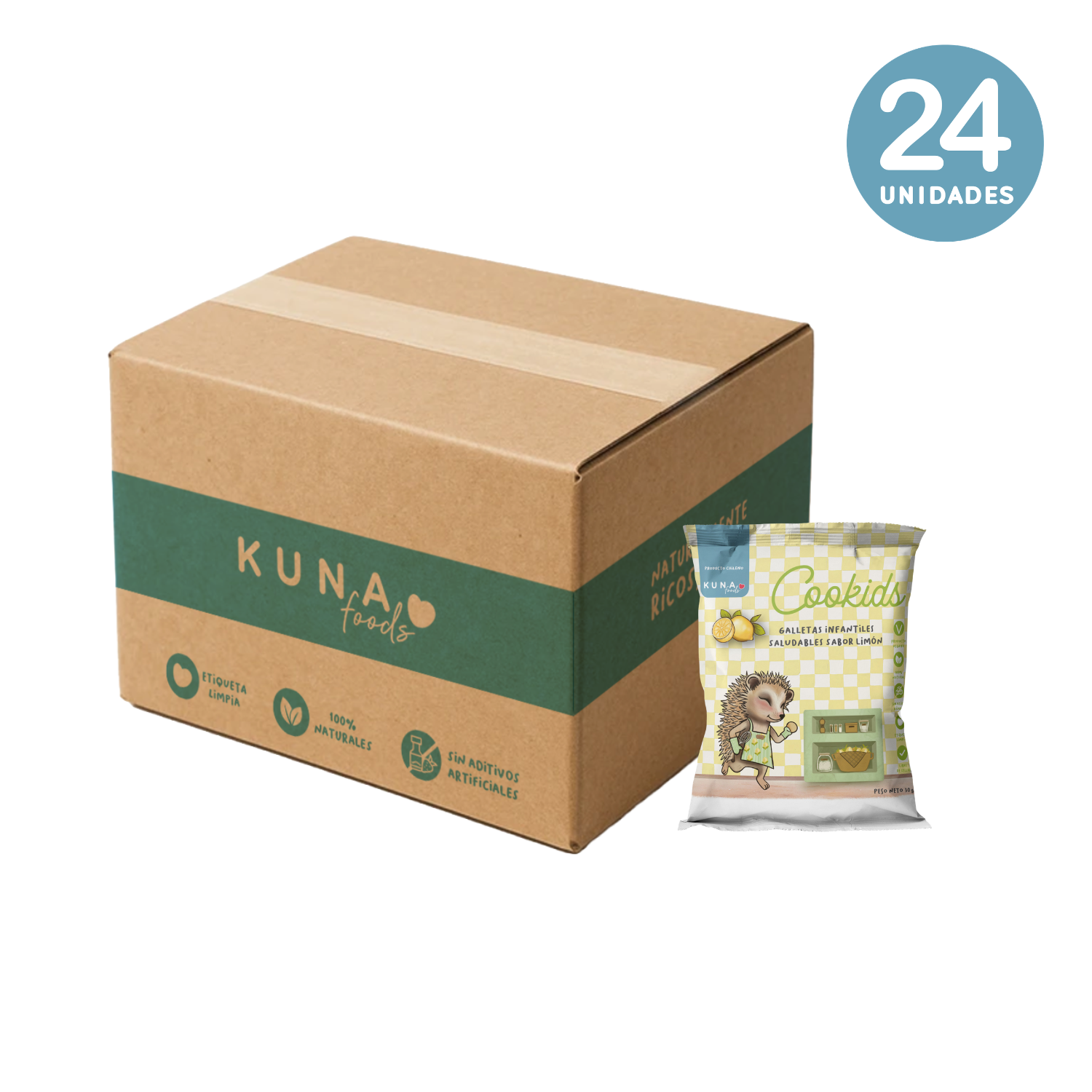 Caja Cookids Limón