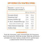 Gumis Durazno de Kuna Foods, gomitas de fruta en gomitas, sin azúcar añadida, con 16 g