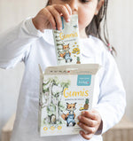 Caja Gumis Piña de Kuna Foods, gomitas de fruta veganas sin azúcar añadida, con estuches de piña y manzana