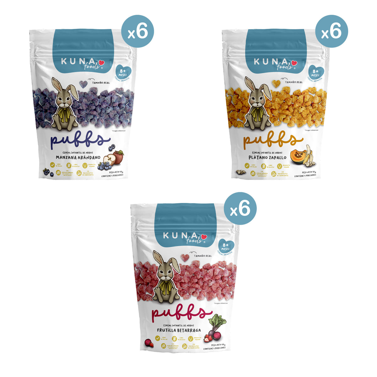 Caja Surtida Puffs Familiar (+8 Meses)