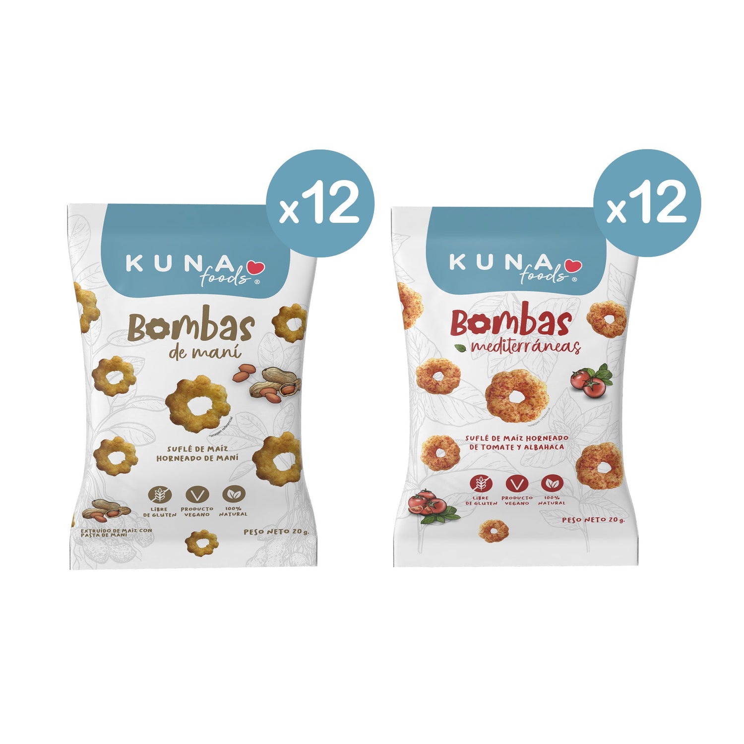 Caja Surtida Bombas Individual (2 sabores)