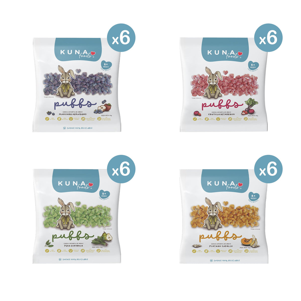 Caja Surtida Puffs Individual (+8 meses)