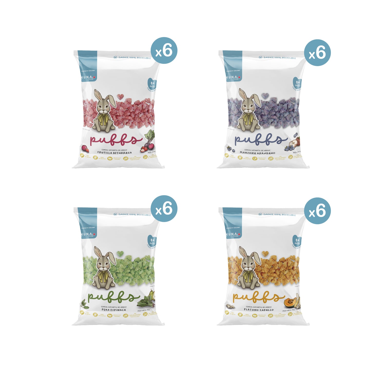 Caja Surtida Puffs Individual +8M