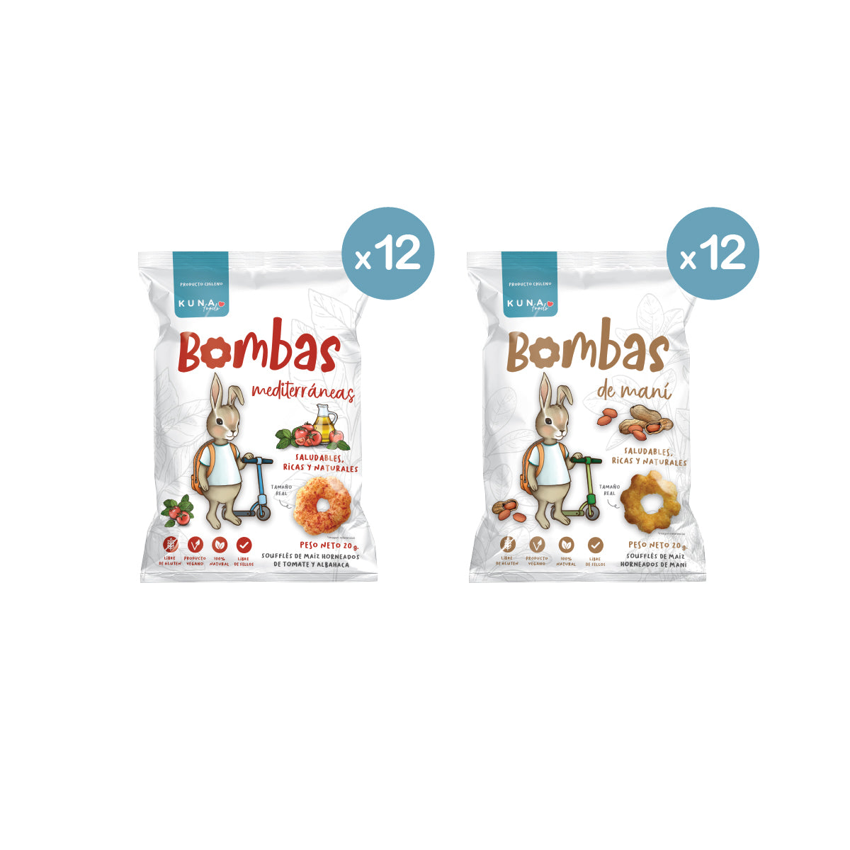 Caja Surtida Bombas Individual (2 sabores)