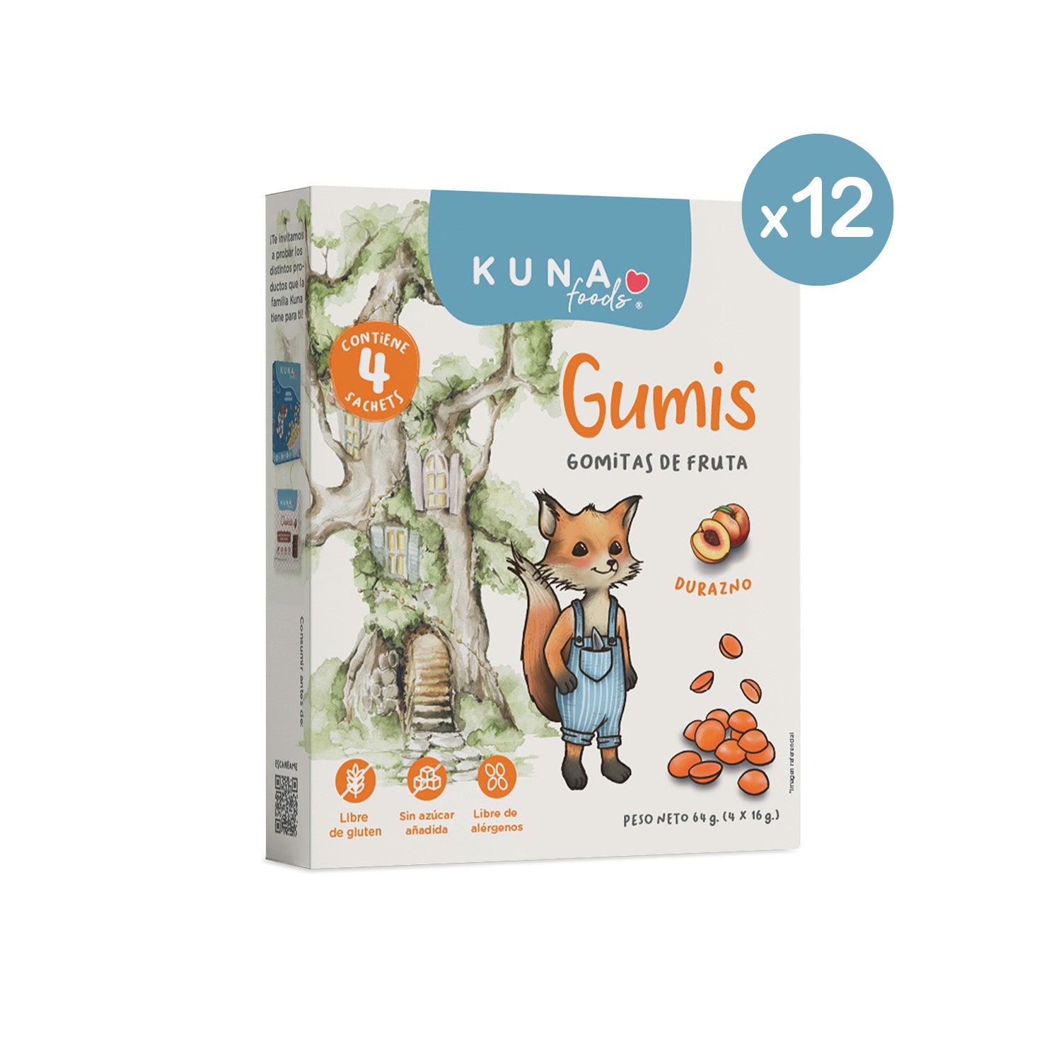 Caja Gumis Durazno
