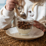 Cereal Cacao Kuna Foods, cereal infantil de cacao en bol con leche, sin azúcar añadida y textura crujiente