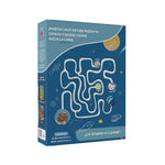 Cereal Vainilla Kuna Foods cereal infantil azul con sin colorantes ni conservantes y diseño espacial