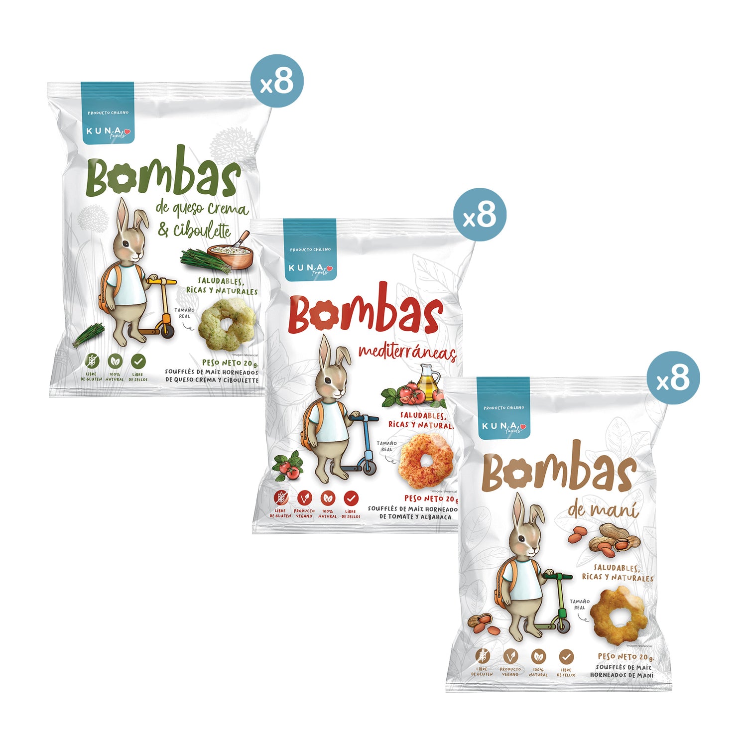CAJA BOMBAS SURTIDA INDIVIDUAL - 24 x 20GR