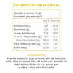 Gumis Piña de Kuna Foods, gomitas de fruta sin azúcar añadida y libre de gluten, en caja