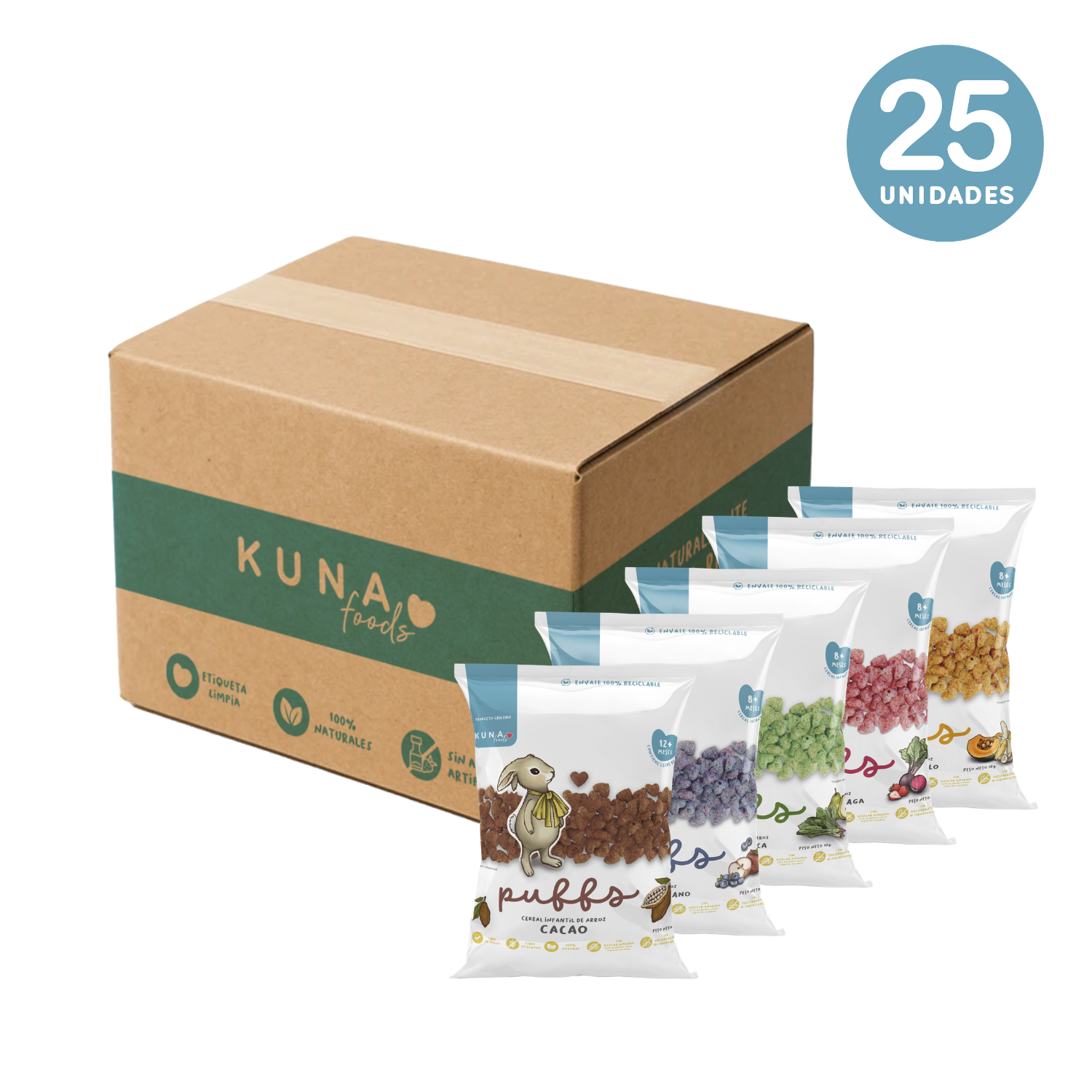 Caja Surtida Puffs Individual +12M