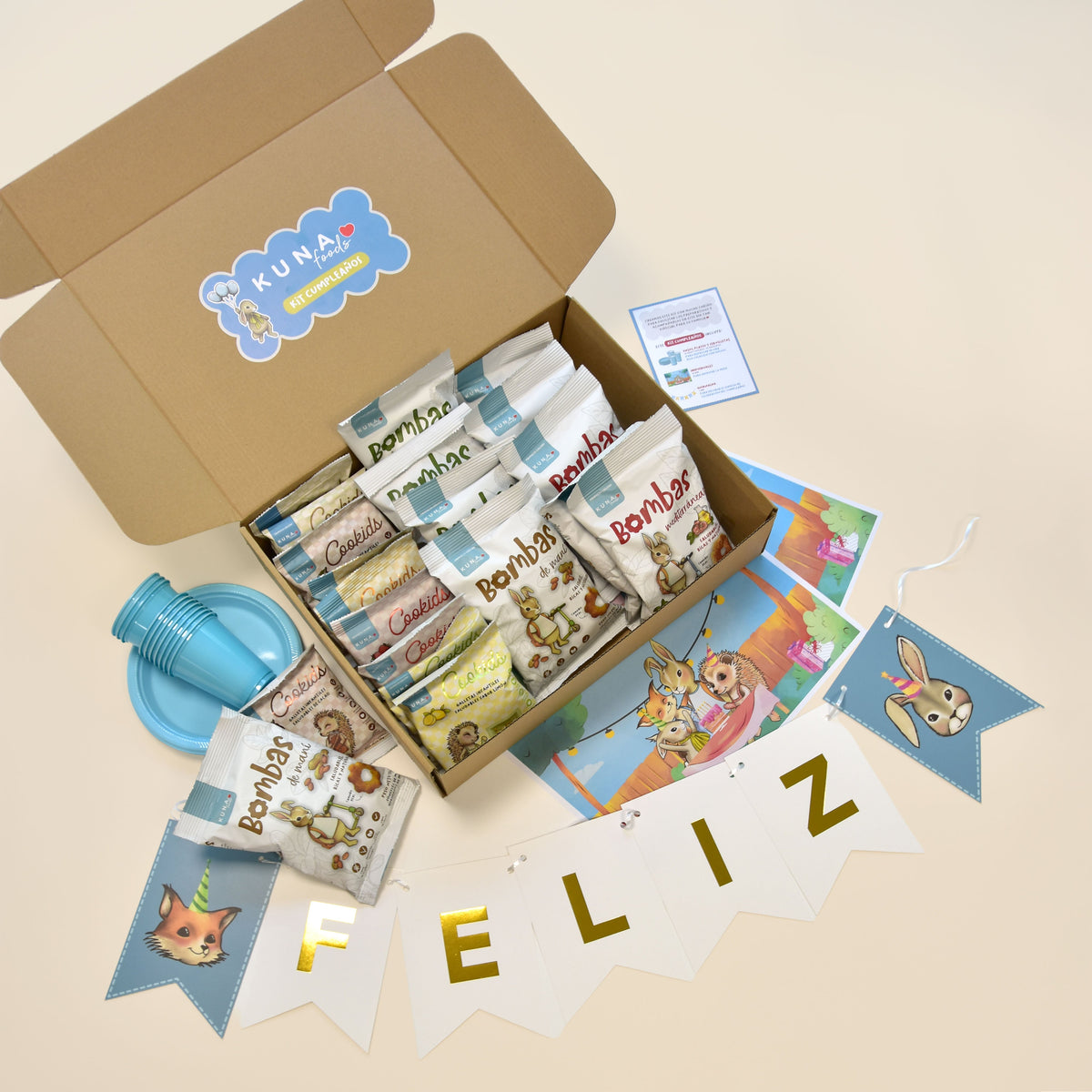Kit Cumpleaños Kuna: Rico, rico, fácil y entretenido (10 niños)