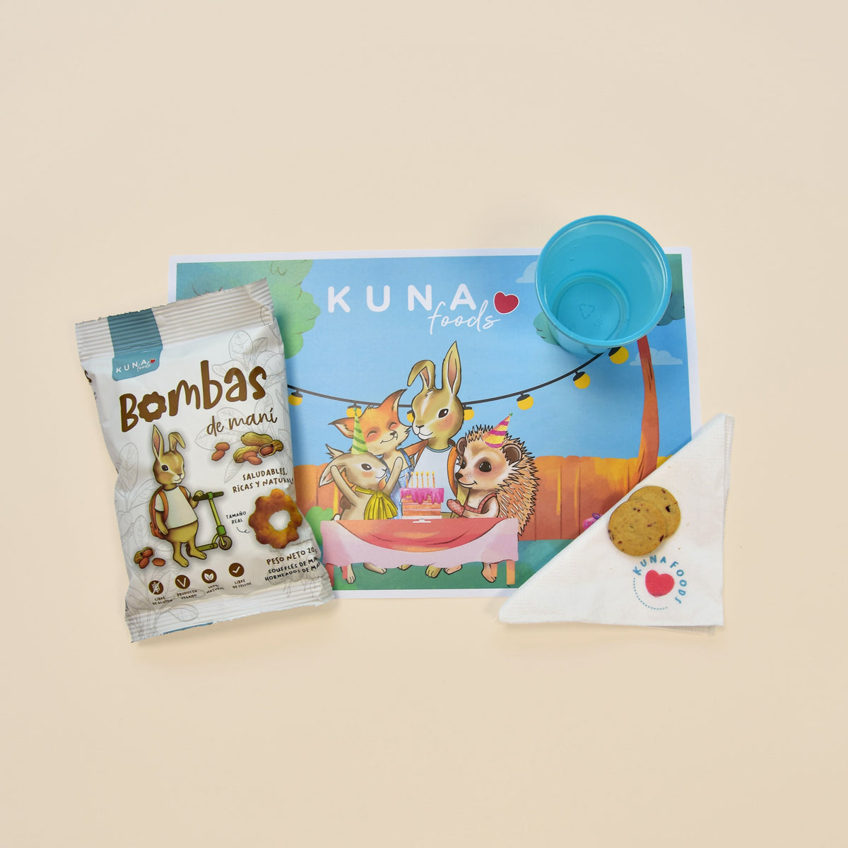 Kit Cumpleaños Kuna: Rico, rico, fácil y entretenido (10 niños)