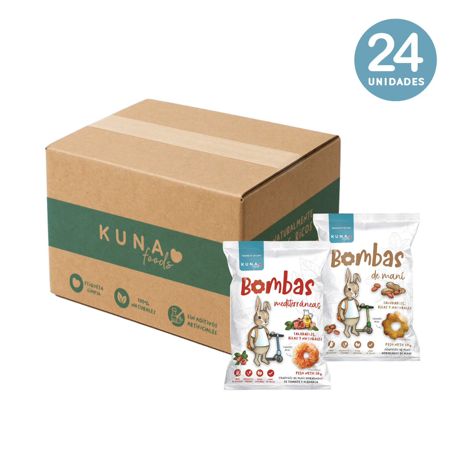 Caja Surtida Bombas Individual (2 sabores)
