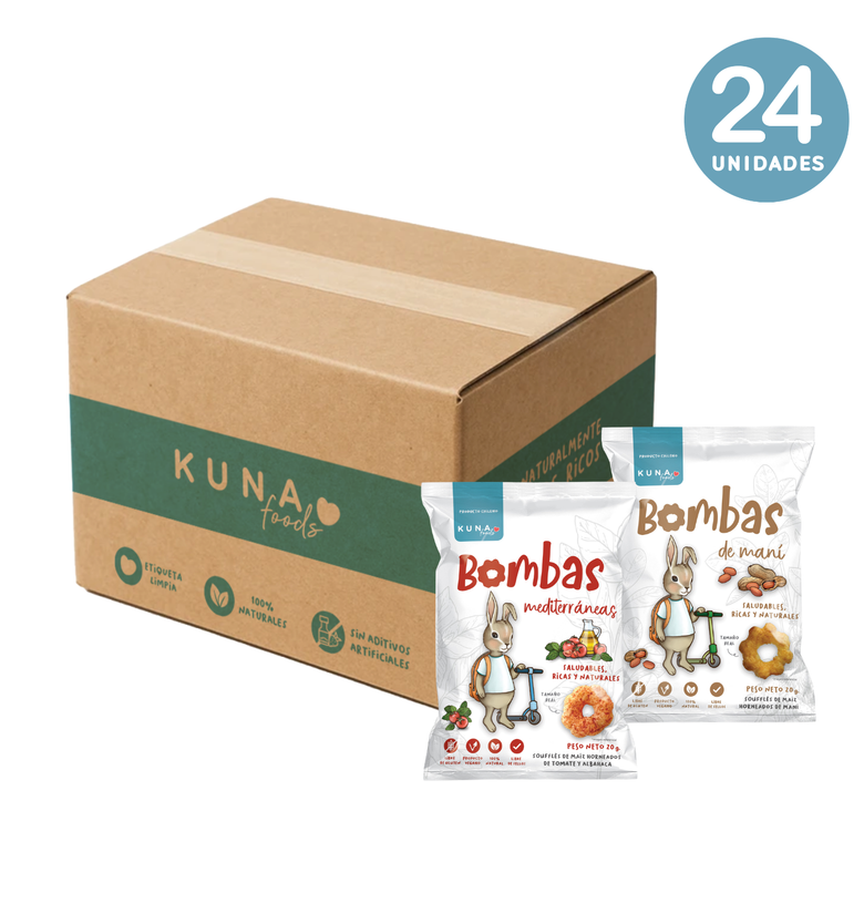 Caja Surtida Bombas Individual (2 sabores)