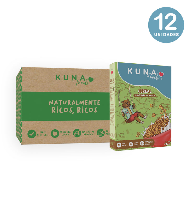 Caja Cereal Manzana Canela