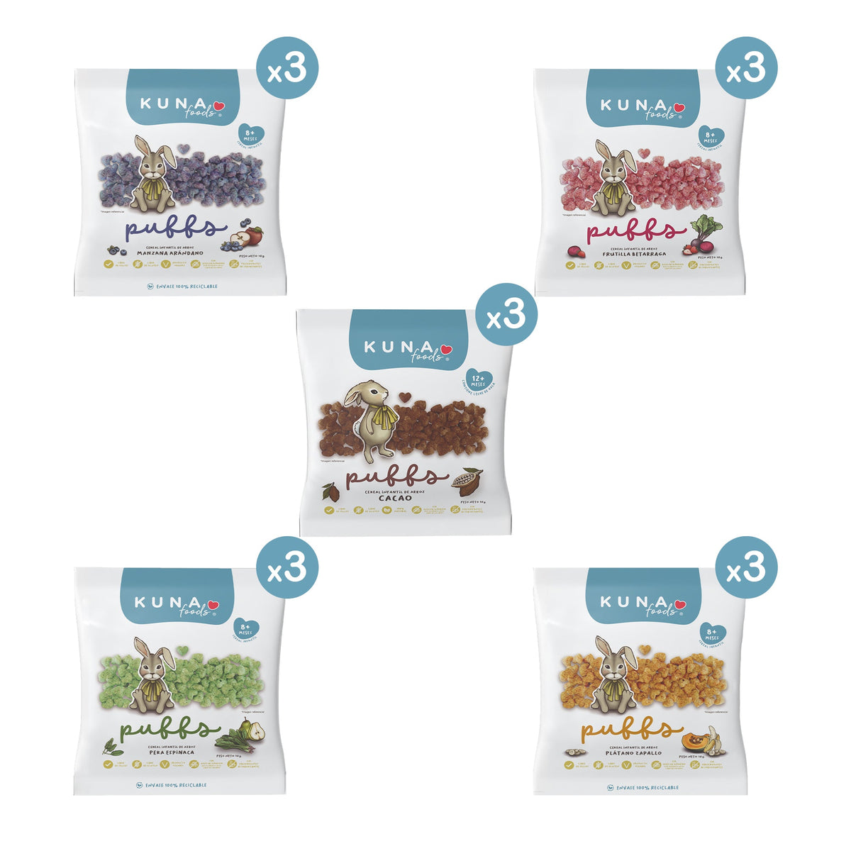 Mix Puffs Individual (+12 meses)