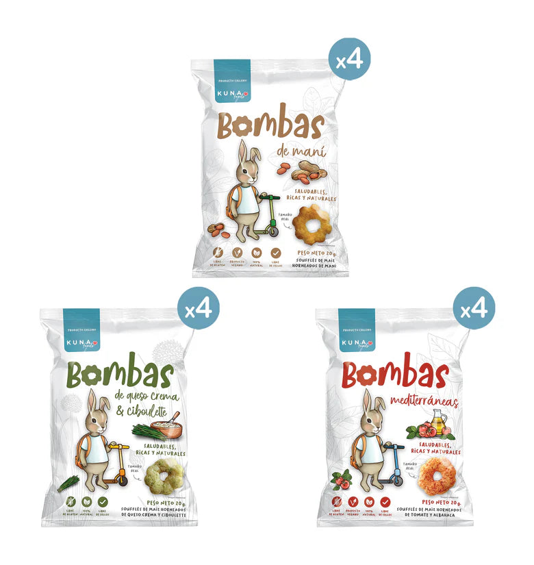 MIX BOMBAS INDIVIDUAL - 12 x 20GR