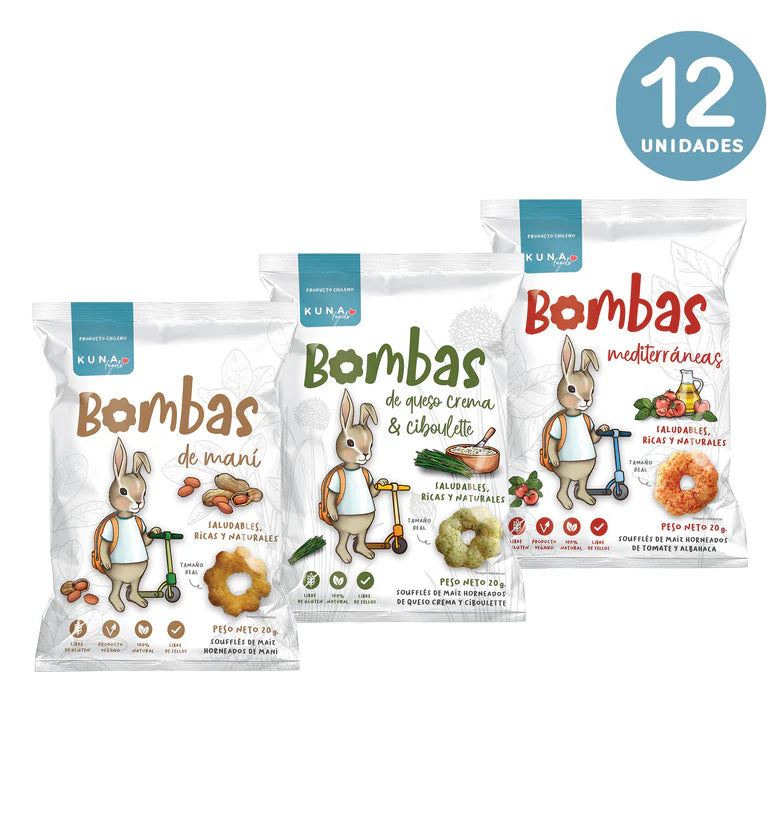 MIX BOMBAS INDIVIDUAL - 12 x 20GR