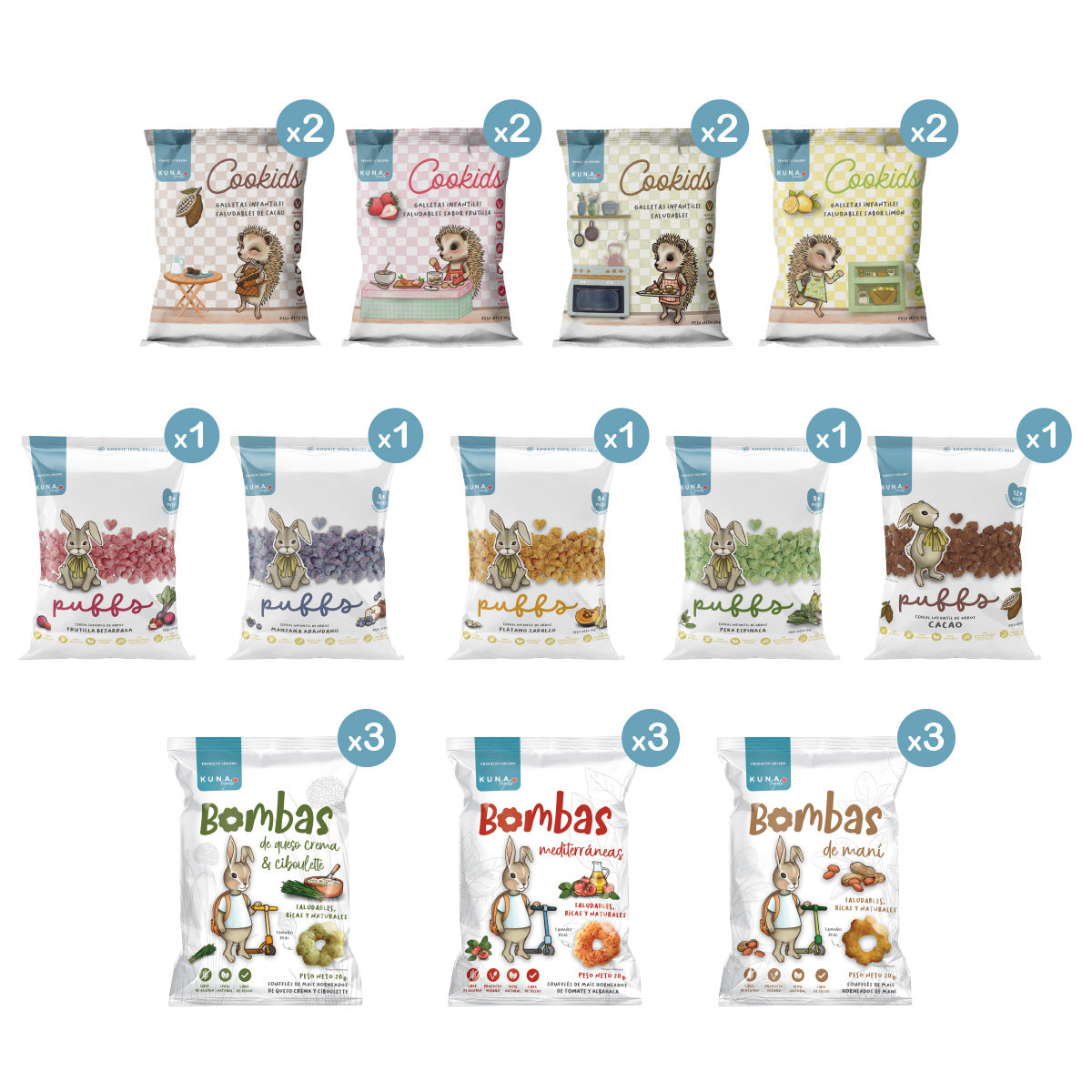 Pack Mensual (22 colaciones)