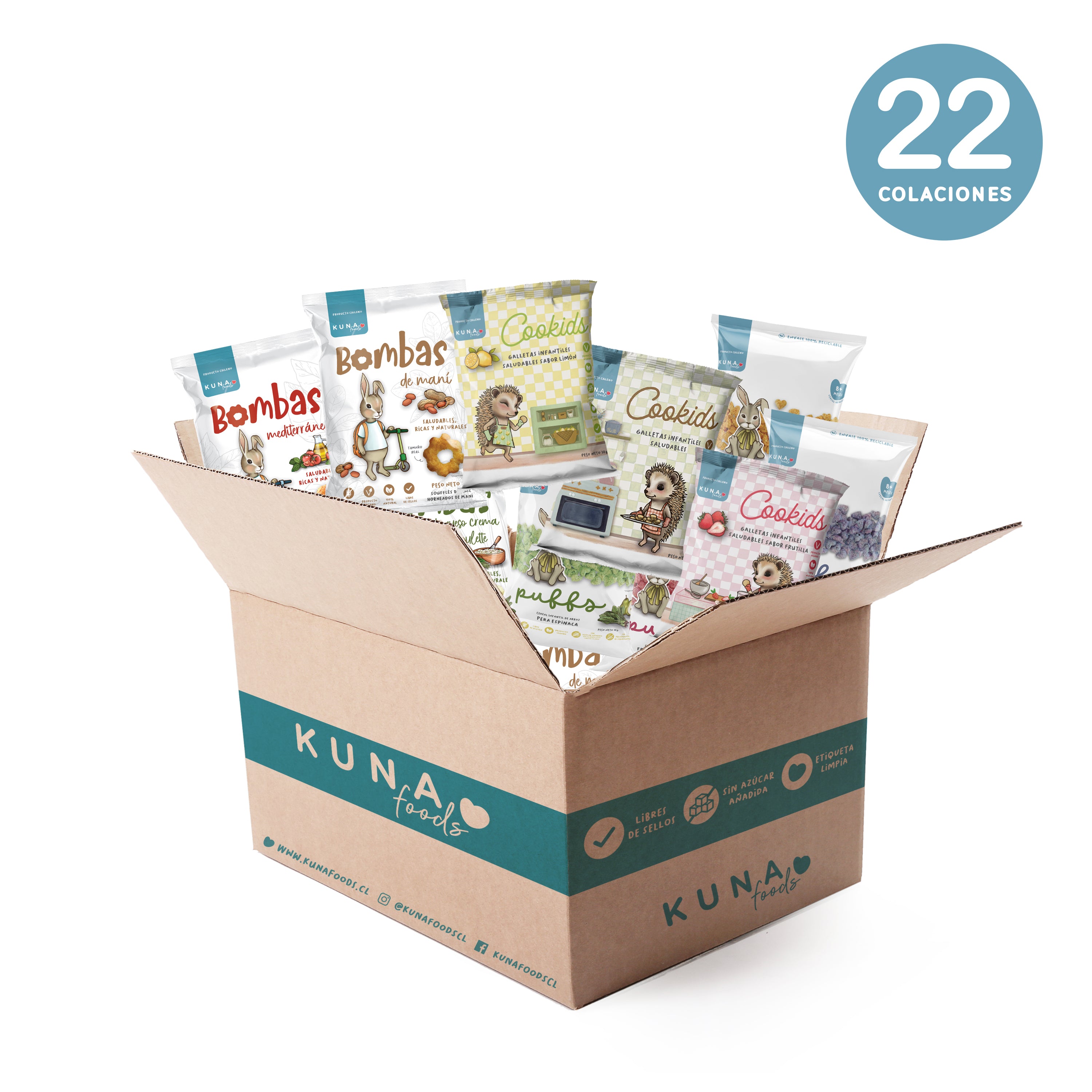 Pack Mensual (22 colaciones)