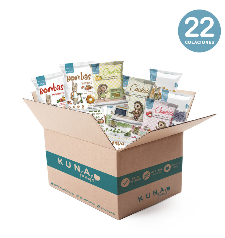 Pack Mensual (22 colaciones)