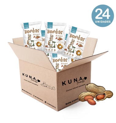 Caja Bombas Maní Individual