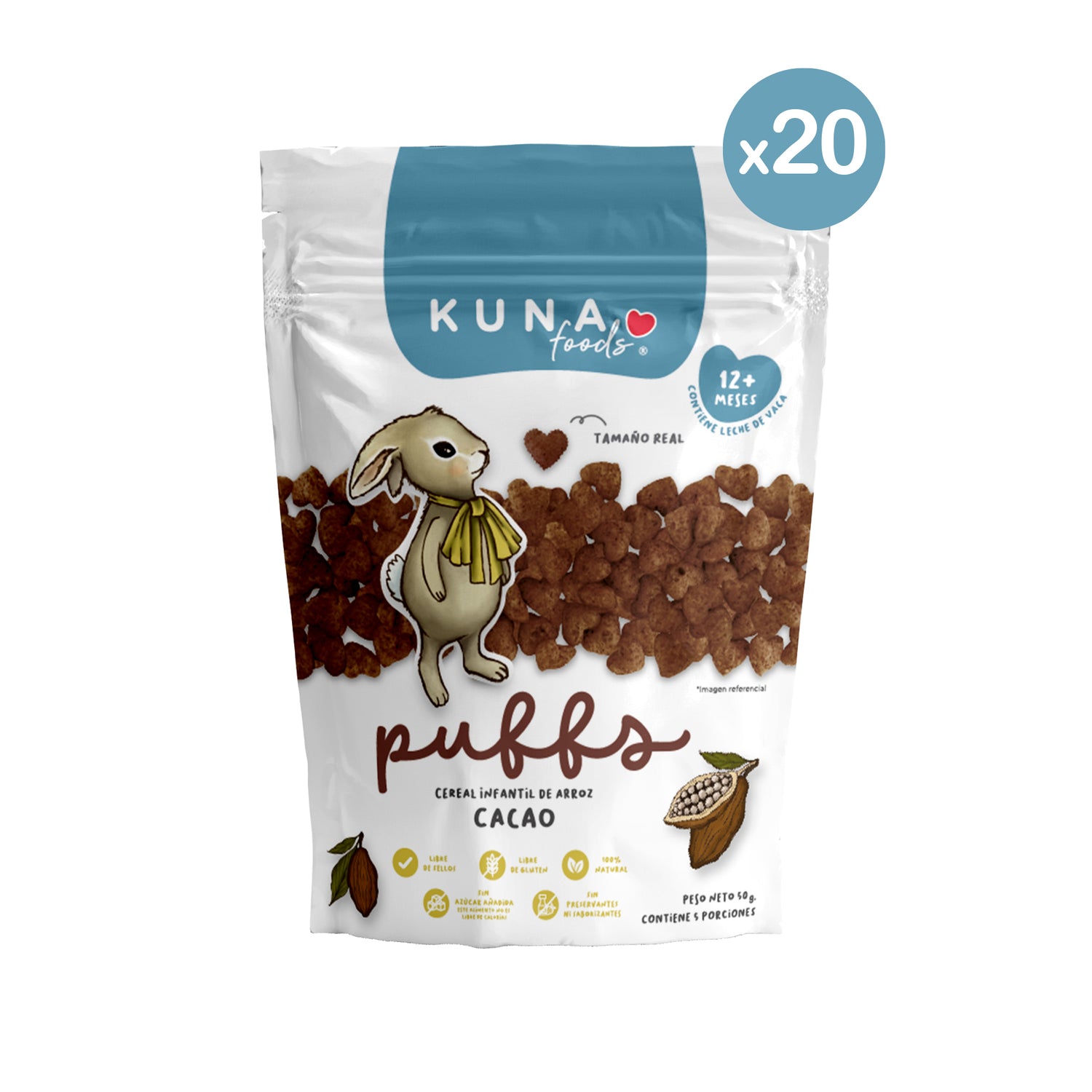 Caja Puffs Cacao Familiar