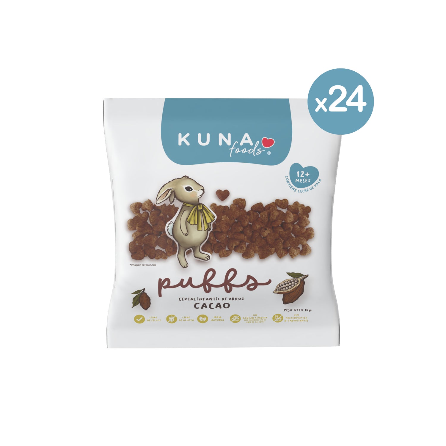 Caja Puffs Cacao Individual