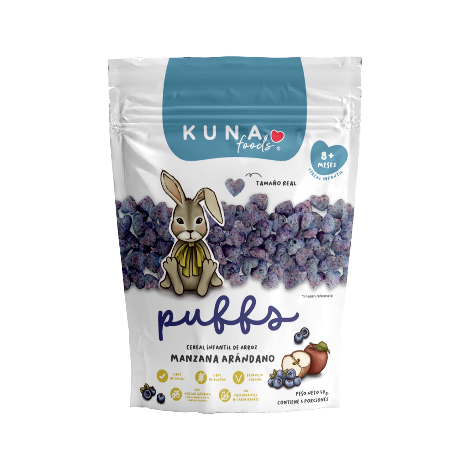 Puffs Manzana Arándano Familiar