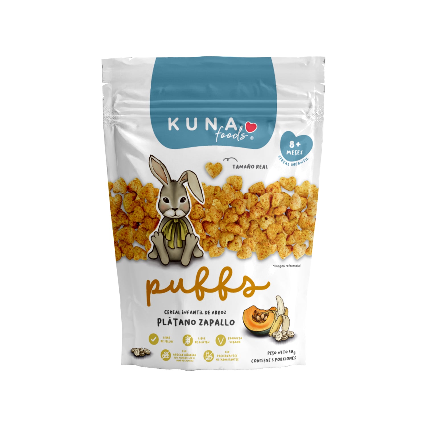 Puffs Plátano Zapallo Familiar